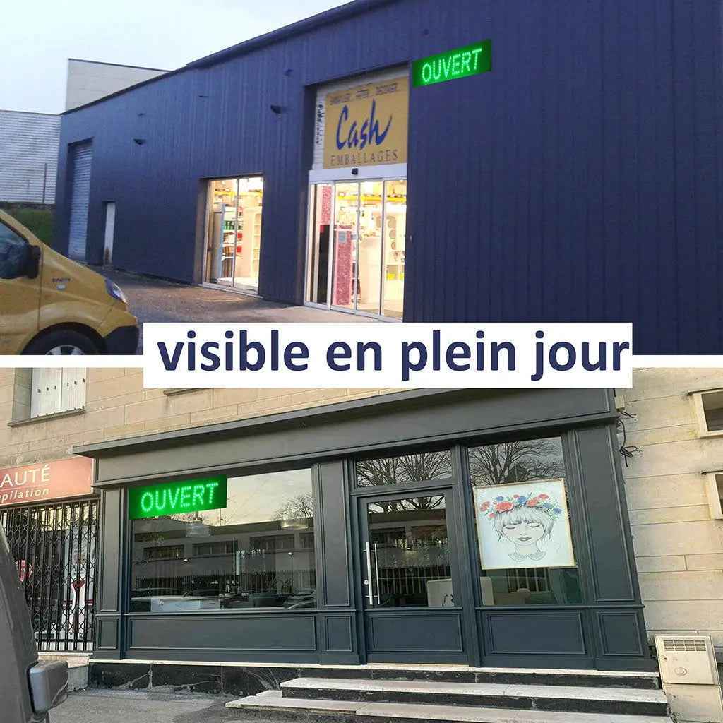 enseigne ouvert enseigne led lumineuse