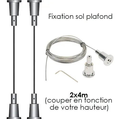 Porte-affiches fixation plafond et suspendu - Enseigne boutique Fabricant d'enseignes lumineuses Porte-affiches fixation plafond et suspendu