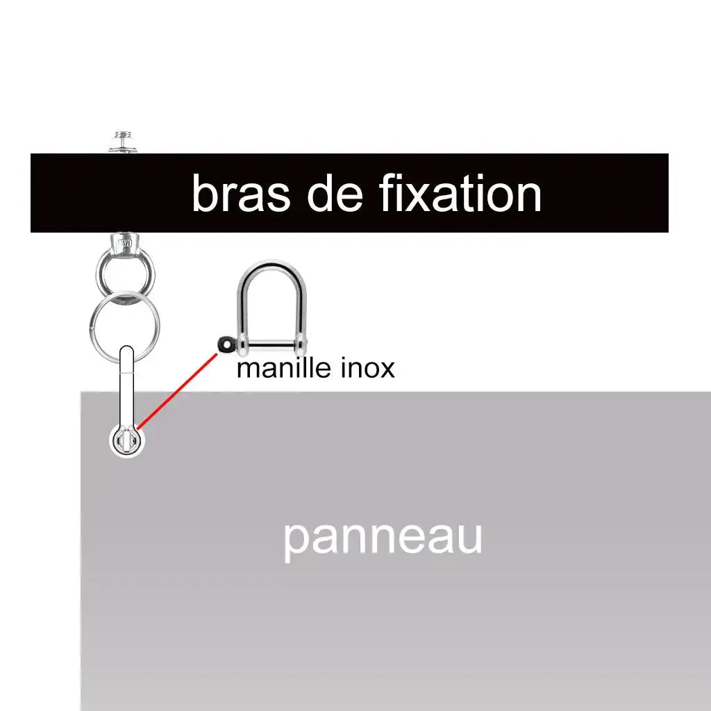 Bras de fixation enseigne drapeau Enseigne boutique Fabricant d'enseignes lumineuses