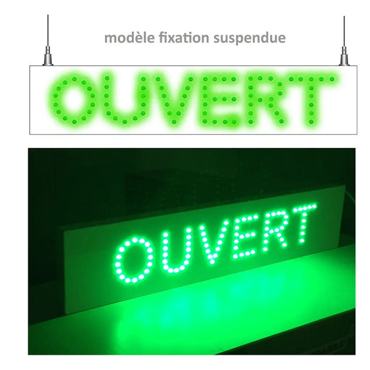 enseigne ouvert enseigne led lumineuse Enseigne boutique Fabricant d'enseignes lumineuses