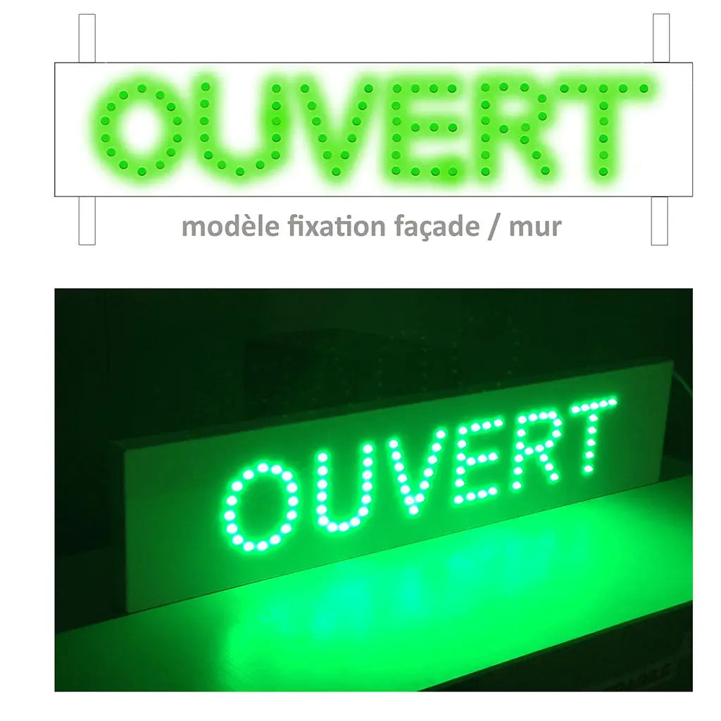 enseigne ouvert enseigne led lumineuse Enseigne boutique Fabricant d'enseignes lumineuses