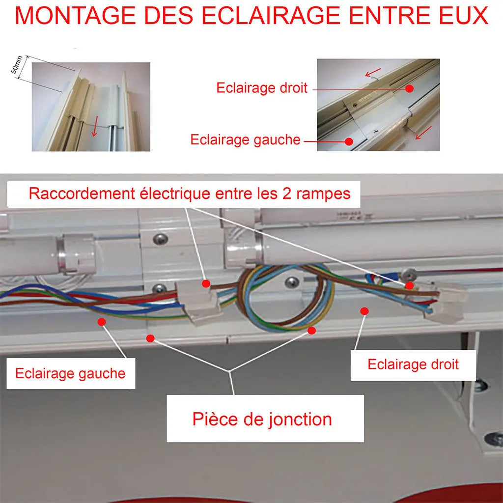 rampe éclairage led Enseigne boutique Fabricant d'enseignes lumineuses